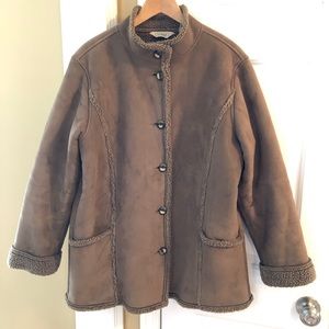 LL Bean Women’s Faux Shearling Winter Coat